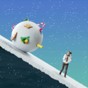 雪球滾落爆炸游戲